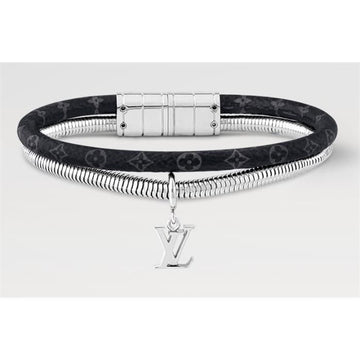 LOUIS VUITTON Monogram Swirl Bracelet M8580 133101064 [P]
