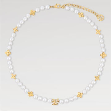 LOUIS VUITTON My LV Pearl Necklace M01990 133101136 [P]
