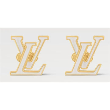 LOUIS VUITTON LV Ikonische Emaille Ohrringe 133101177 [P]