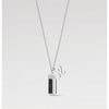LOUIS VUITTON Monogram Eclipse Charm Necklace M96362 133101236 [P]