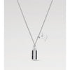 LOUIS VUITTON Monogram Eclipse Charm Necklace M96362 133101236 [P]