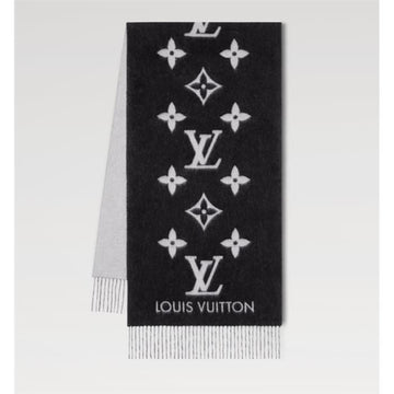 Louis Vuitton Reykjavik Scarf Black M71040 133101375 [P]