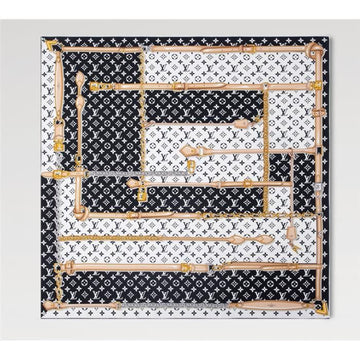 Louis Vuitton Monogram Confidential Square Scarf M78667 133101470 [P]
