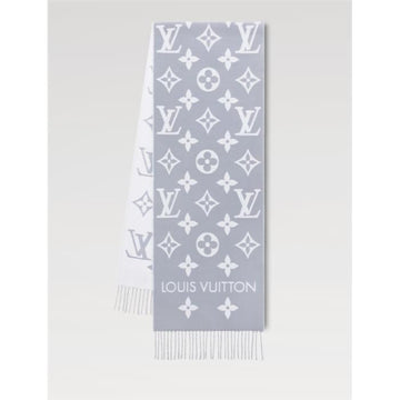 Louis Vuitton Essential Scarf Grey M77727 133101574 [P]