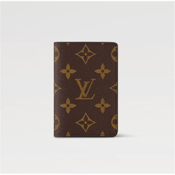 Louis Vuitton Pocket Organizer M60502 / Men's Compact Wallet 133101728 [P]