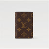 Louis Vuitton Pocket Organizer M60502 / Men's Compact Wallet 133101728 [P]