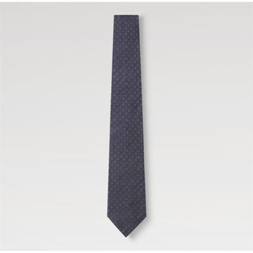 LOUIS VUITTON Monogram Classic Tie - Grau M70952 / Krawatte 133102085 [P]