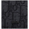 Dior Vertical Two-Tier Card Holder Black Oblique Jacquard 2ESCH138YSE H03E 133105483 [P]