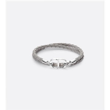 DIOR CD Icon Braid Leather Double Bracelet B1973HOMLE_D005 133105535 [P]
