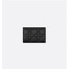 DIOR Glycine Geldbörse Schwarz Cannage Leder S0966ONMJ M900 133105586 [P]