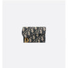 Dior Saddle Bloom Card Holder Blue Oblique Jacquard 133105657 [P]