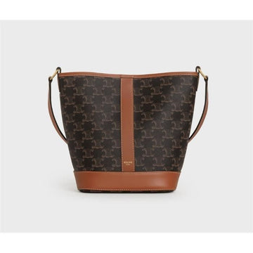 Celine Small Bucket Triumph Canvas 133105905 [P]