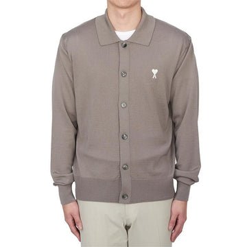 AMI 男性カラーカーディガン HKC221 KN0025 0952 133179495