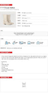 LOUIS VUITTON Drops Flat Half Rain Boots White 1AHNH 133245375 [P]