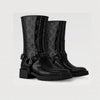 LOUIS VUITTON Drops Flach Halbe Regenstiefel Schwarz 1AHNH / Damenstiefel 133245376 [P]