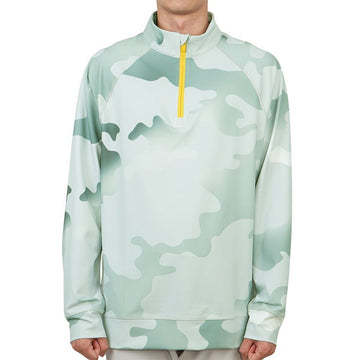 GFORE Men's Half-Zip Long Sleeve Golf T-Shirt G4MS23K064 NIMBS 55077827