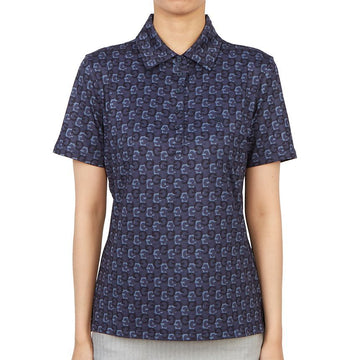 GFORE Women's Polo Short Sleeve Golf Shirt G4LS23K563 TWLT 55141243