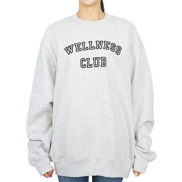 SPORTY & RICH Damen Fleece Sweatshirt HEATHER GREY CR761HG 50807116