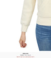 SPORTY & RICH Damen Hoodie Sweatshirt HO664CR CREME 50807118 [P]
