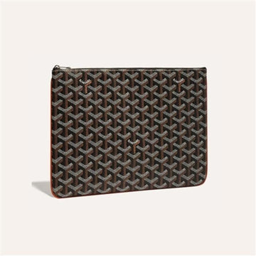Goyard Senna Clutch MGM Black, Tan 133341383 [P]