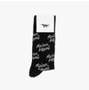 Maison Kitsune Handwriting Logo All Over Socks 144569762 [P]