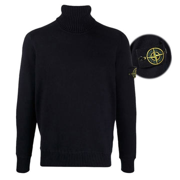 STONE ISLAND Wappen-Patch Rollkragenpullover 7515542A2 V0020 155791164