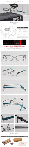 Tods TO5019 008 Silver Metal Frame Square Small Fit 150230824 [P]