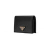 PRADA Saffiano Dreieck Logo Geldbörse 160316869 [P]