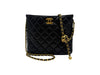 CHANEL Lambskin Goldenball Small Hobo Bag AS3259 Black 133532088 [P]