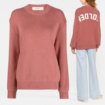 GOLDEN GOOSE Rundhalsausschnitt Strickpullover mit Logo-Print GWP00951 P000432 25305 160404166 [P]