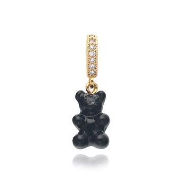Crystal Haze Jewelry Nostalgia Bear Black Pave Connector 114393538