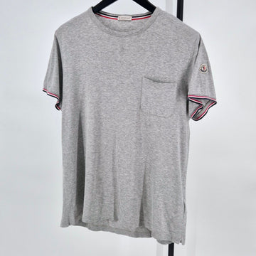 Moncler Pocket Short Sleeve T-Shirt Grey 133540387