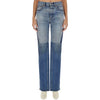 Chloe Women's Flare Patchwork Denim Trousers 133544356 [P]