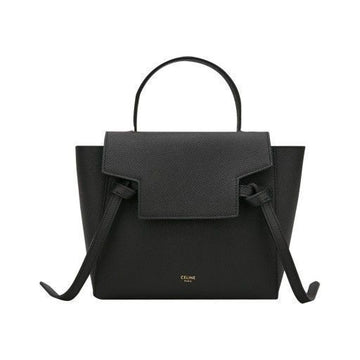 CELINE ナノ ベルト トートバッグ ブラック 38NO 32655751