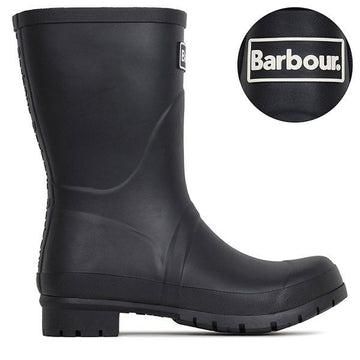 BARBOUR バンブリー ウェリントン ミドル レイン ブーツ LRF0084 BK11 135595157