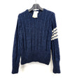Thom Browne Diagonal Twist Knit Blue 133583720 [P]