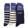 SAINT JAMES Besticktes Logo Plain Socken MARINE 1189 66902138 [P]