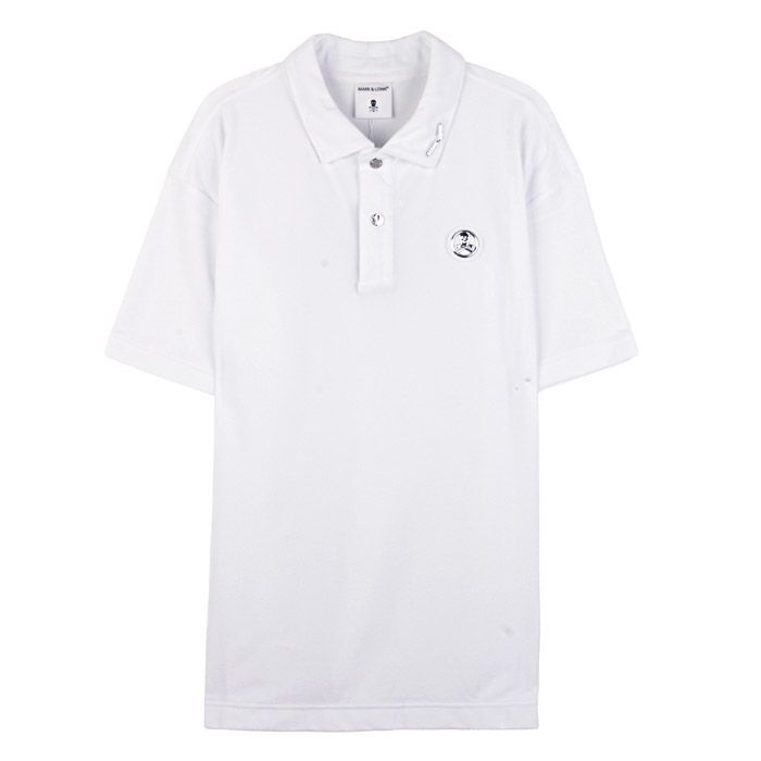 Mark & Lona Panthera Men's Polo Shirt White MLM-3B-AP09 57938846