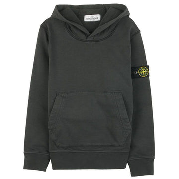STONE ISLAND キッズワッペンフーディー チャコール 781661640 V0065 52260013