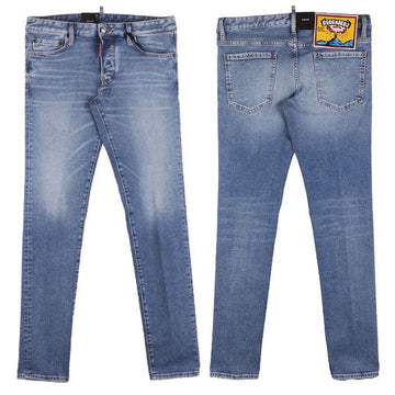 DSQUARED2 メンズスリムフィットウォッシュドジーンズブルー S74LB1170 34798826