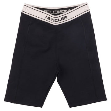 Moncler Teenager Elasticated Shorts Black 8H00011 899LU 999 33599976