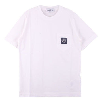 Stone Island Kids Patch Pocket T-Shirt White V0001 32329162