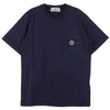 STONE ISLAND キッズ パッチポケット Tシャツ ネイビー 761620347 V0020 32329159 [P]