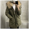 MR_MRS FUR JAZZY Parka Khaki 192XPM0117 30764393 [P]