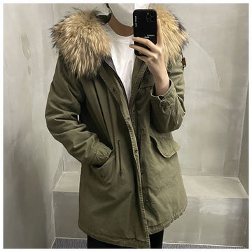 MR_MRS FUR JAZZY Parka Khaki 192XPM0117 30764393
