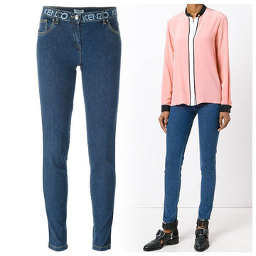 Kenzo Stretch Skinny Jeans Medium Blue F752PA2506EF 76 29384111