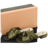 N°21 Satin Flat Mule Khaki N218E8702 00010602 29384082 [P]
