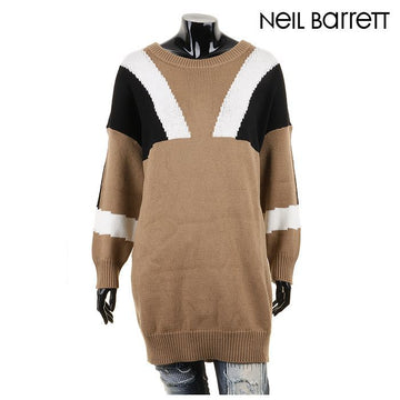 Neil Barrett Maxi Wool Sweater Brown NMA377V B624C 29383831
