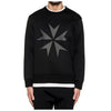 Neil Barrett Military Star Crewneck Sweatshirt PBJS376C H506C 0101 29383611 [P]