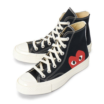 Comme Des Garcons Red Heart Chuck Taylor 70 High Sneakers AZ K112 001 1 133587415
